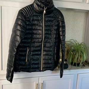 Nanette Lepore L black jacket gold hardware